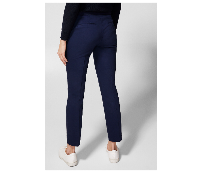 Springfield 683501519 Size 38 Cotton Pant for Women - Blue - Zoom Image 4