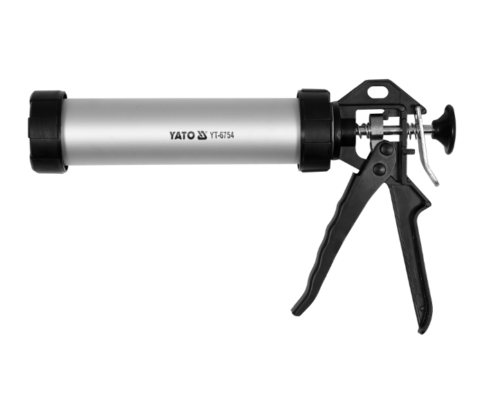 Yato YT-6754 Aluminium Caulking Gun - Grey and Black - Zoom Image 1