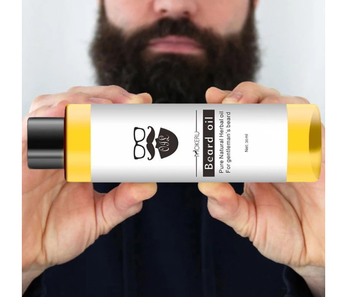 Mokeru 30ml Natural Organic Beard Oil - Zoom Image 1