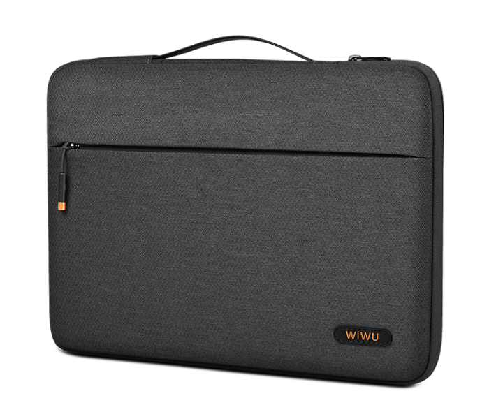 Wiwu PWRHCLSC14B 14 Inch Pilot Water Resistant High-Capacity Laptop Sleeve Case - Black - Zoom Image 2