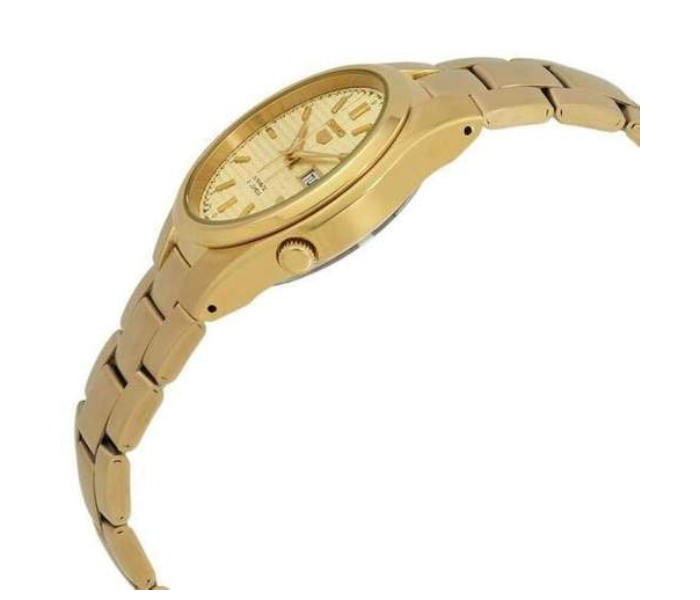 Seiko SNK610K1 Analog Automatic Gold Tone Stainless Steel Watch for Men - Gold - Zoom Image 2