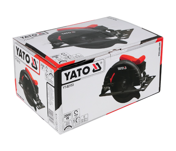 Yato YT-82153 2000W 235mm Circular Saw - Black and Red - Zoom Image 6