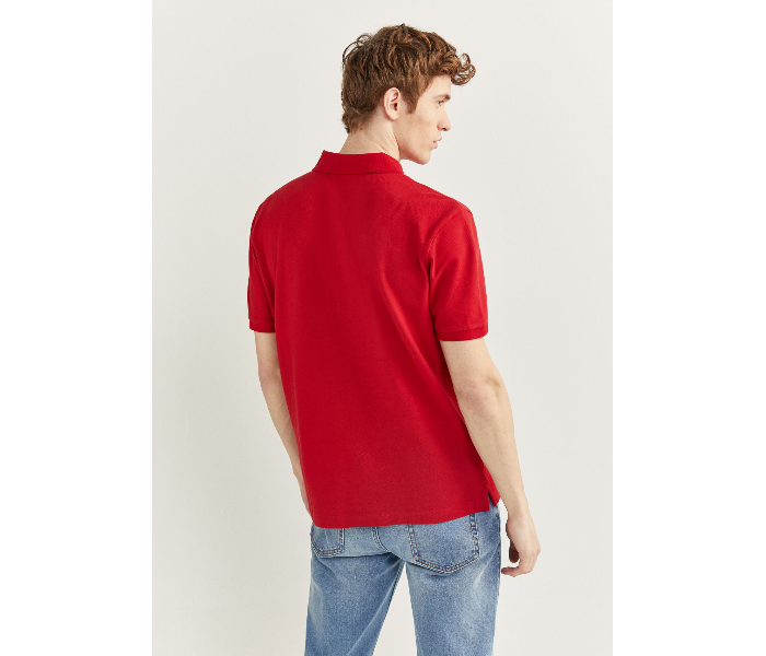 Springfield 855102260 Large Basic Polo Shirt for Men - Red - Zoom Image 3