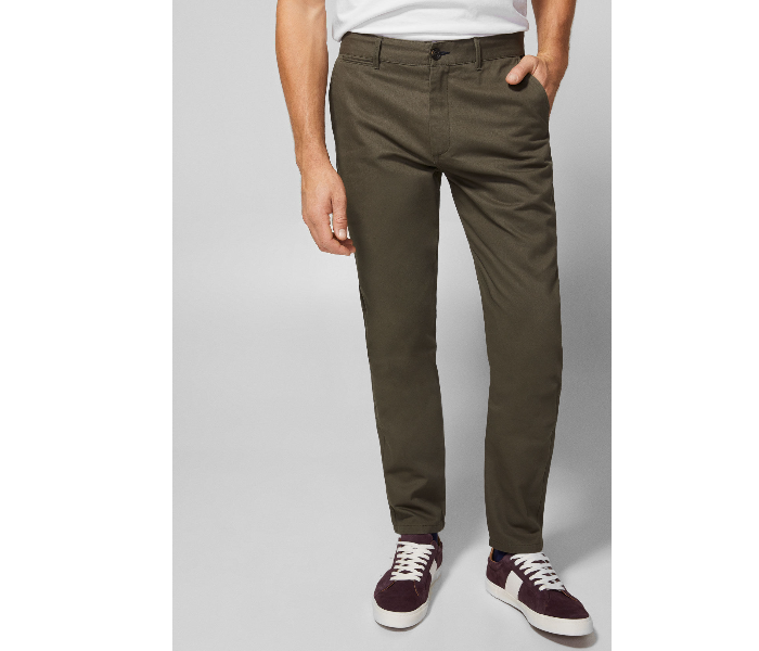 Springfield 155475125 Size 38 Chinos for Men - Green - Zoom Image 1