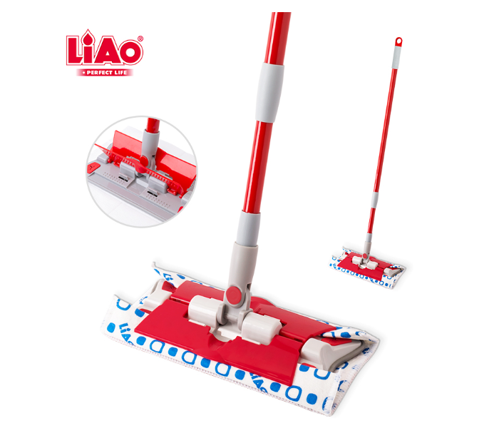 Liao 67357 Clip Microfiber Cleaning Mop-A130091 - Red - Zoom Image