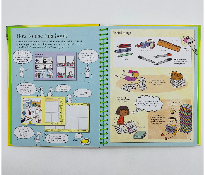 Write and Draw Your Own Comics Book Published by Usborne - Zoom Image 5