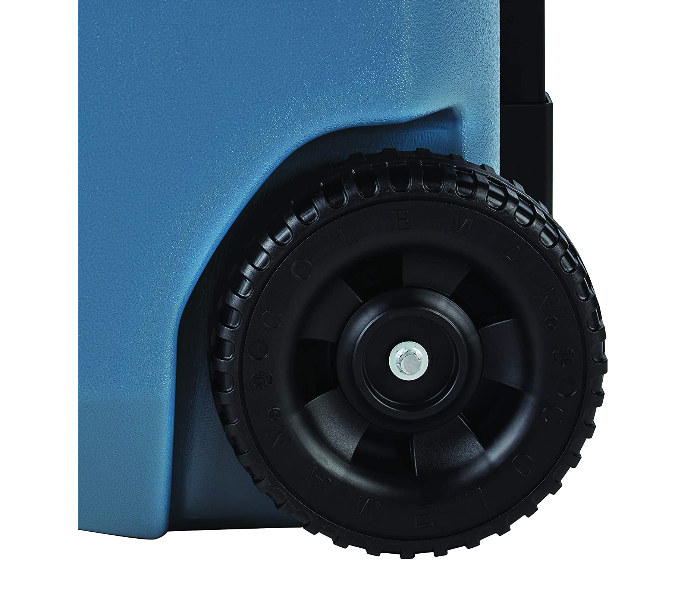 Coleman 3000005889 50 Quarts Camping Cooler with Wheels - Blue and Black - Zoom Image 5