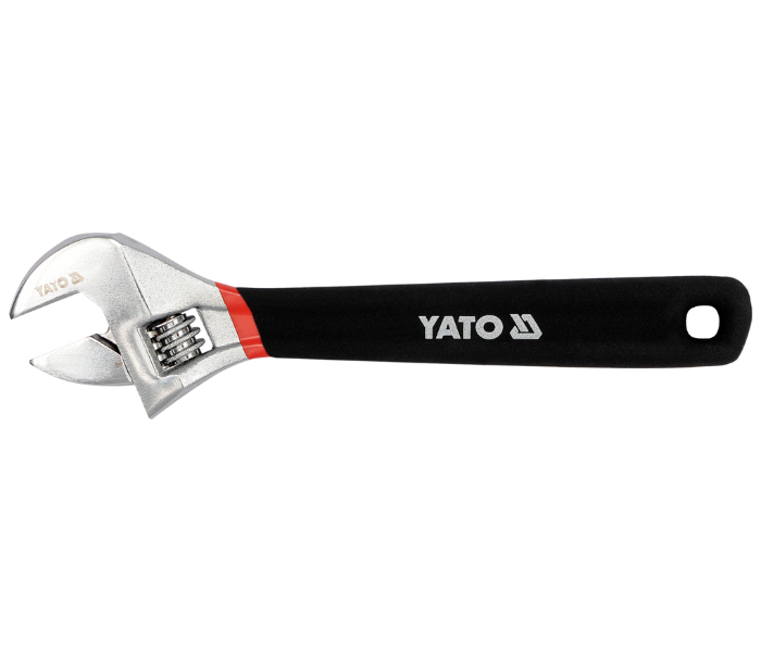 Yato YT-21651 200mm Cr-V Steel Adjustable Wrench - Black - Zoom Image