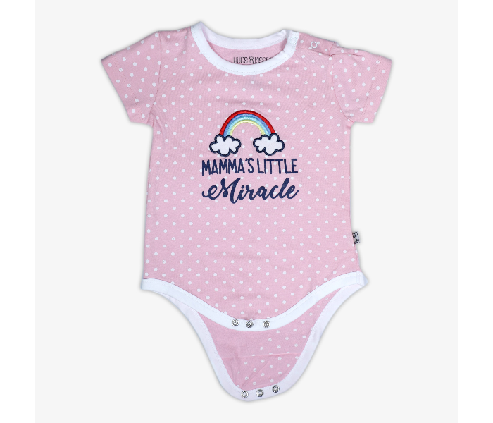 Hugs and Kisses SU19MGL16 3-6Month Mommas Little Miracle Onesies -Pink - Zoom Image 1