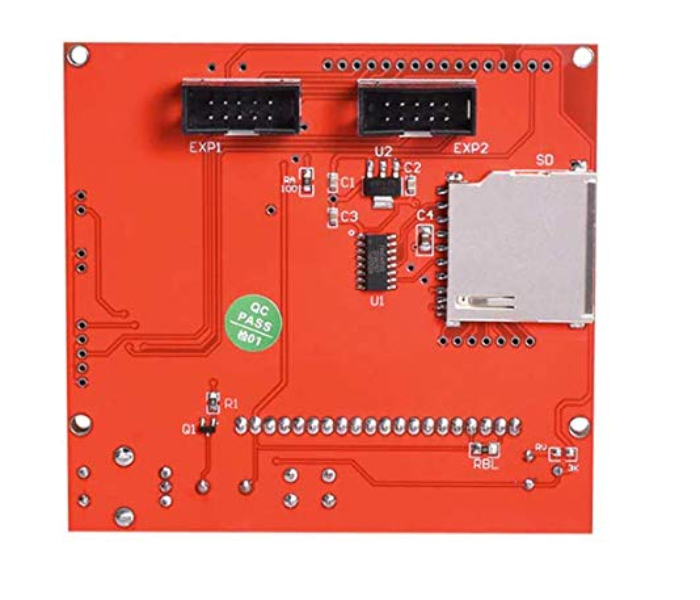 Arduino RepRapDiscount Full 12864 LCD Graphic Smart Controller - Red and Green - Zoom Image 3