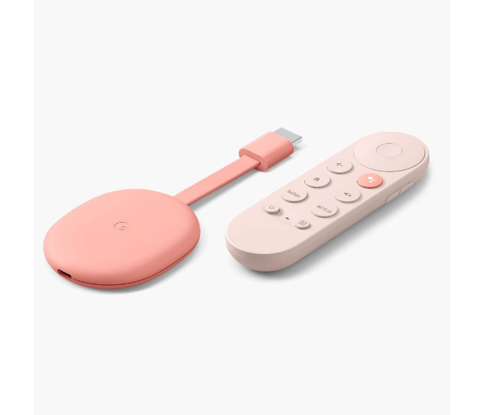 Google G9N9N Chromecast with Google TV and Remote -Pink - Zoom Image 1