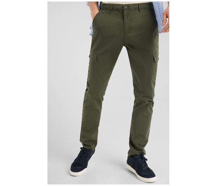 Springfield 155573124 Size 38 Chinos for Men - Green - Zoom Image 1