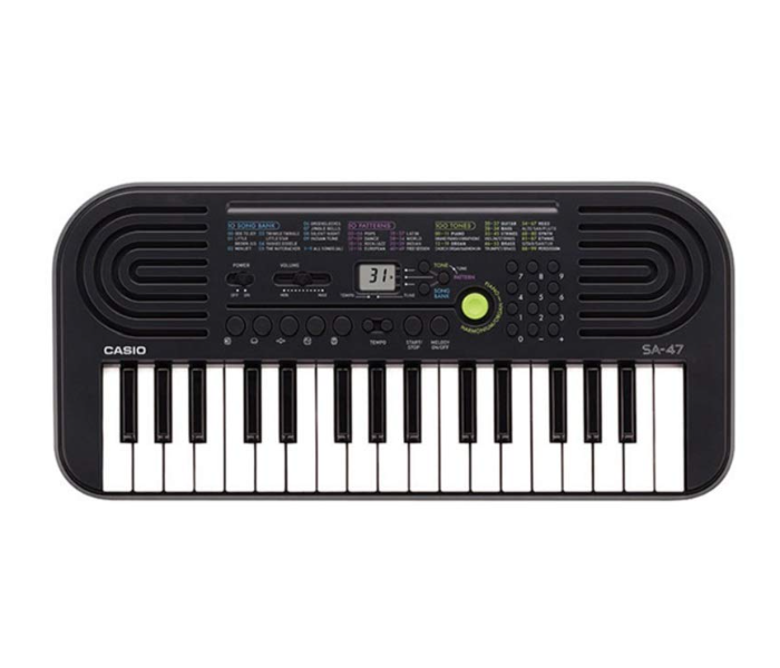 Casio SA-47H5 32-Mini Keys Keyboard - Black - Zoom Image 3