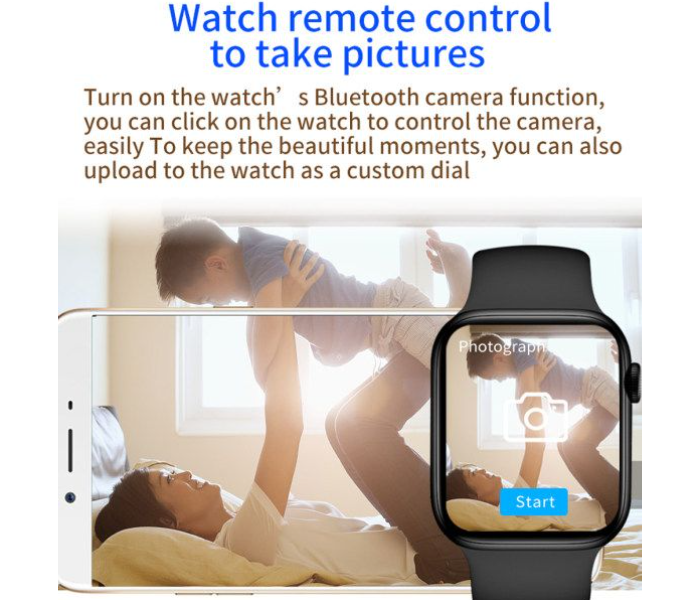 Smart Watch 7 Bluetooth Full Screen Rotation Function Smart Bracelet with Buttons - Zoom Image 5