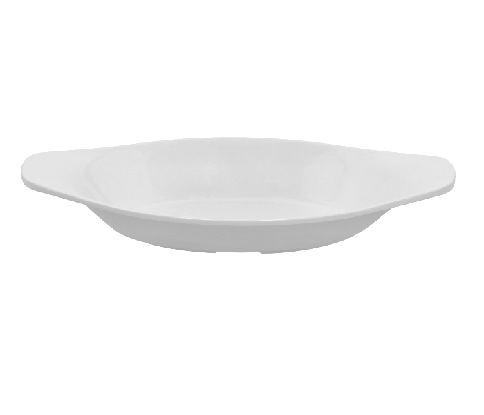 Delcasa DC2330 9 Inch Melamine Oval Bowl - White - Zoom Image 1