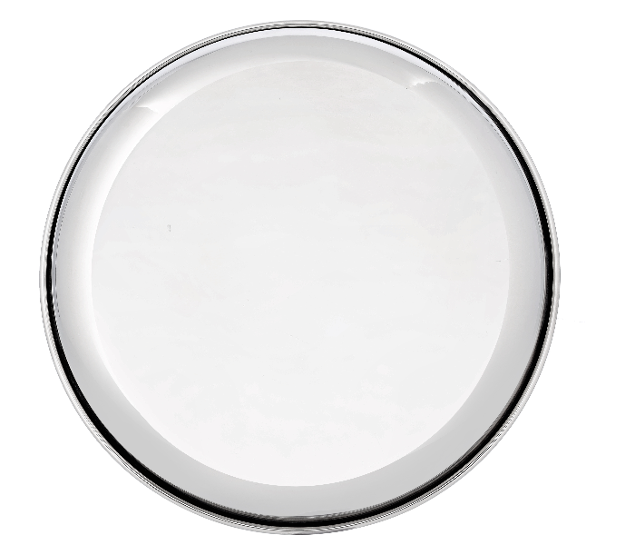 Delcasa DC2123 21cm Stainless Steel Rice Plate - Silver - Zoom Image 2