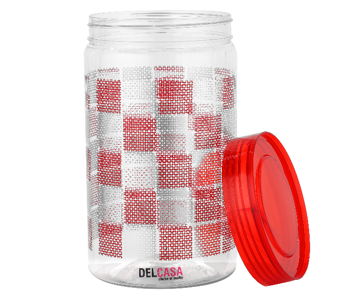 Delcasa DC2184 3000ml Lightweight Plastic Canister - Red - Zoom Image 4