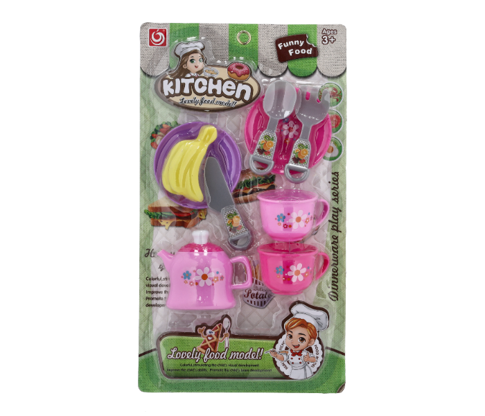 Merriboy MBTS2246 Plastic Lovely Food Model Tea Party Pretend Play Kitchen Set for Kids - Zoom Image 5