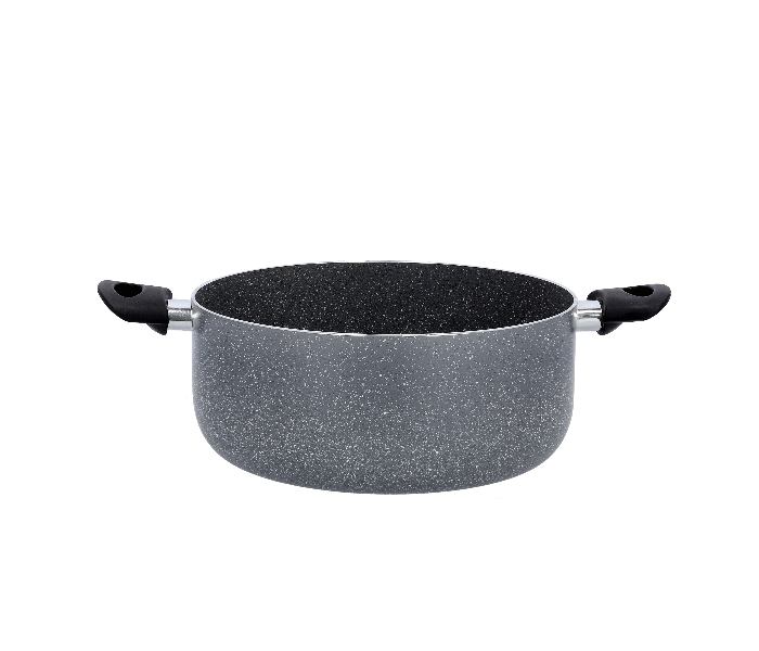 Delcasa DC1899 20 cm Casserole with Glass Lid -Grey - Zoom Image 2