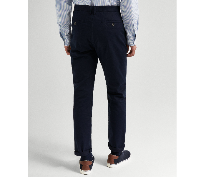 Springfield 155552911 Size 38 Chinos for Men - Dark Blue - Zoom Image 3