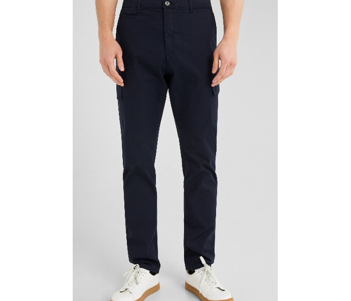 Springfield 155573111 Size 38 Chinos for Men - Dark Blue - Zoom Image 1