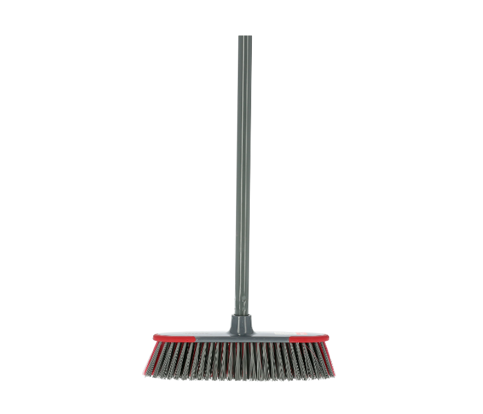 Delcasa DC1613 Indoor and Outdoor Sweeping Detachable Handle Broom - Red & Grey - Zoom Image 3