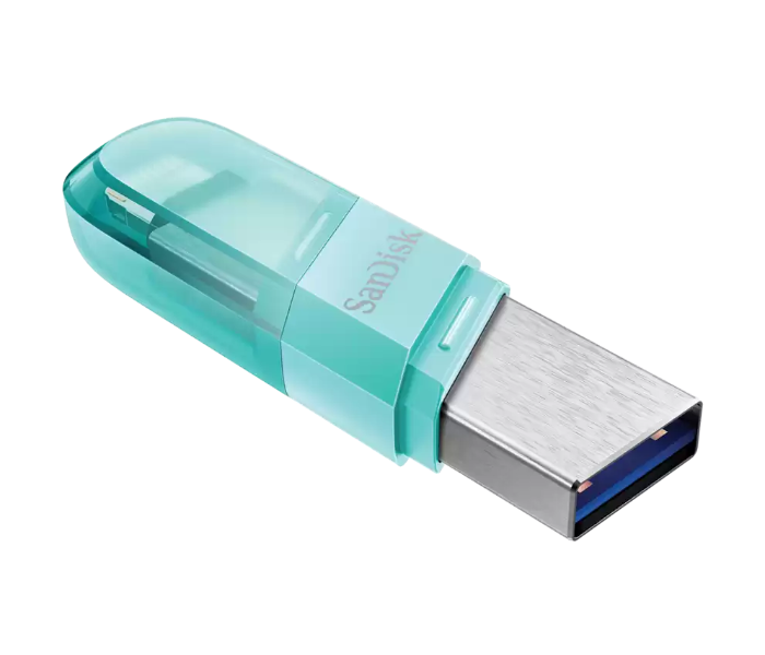 SanDisk SDIX90N-128G-GN6NE iXpand Flash Drive Flip 128GB - Blue - Zoom Image 3