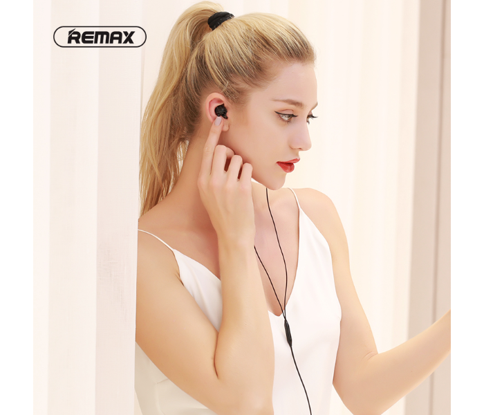 Remax RM-550 Clear Sound Quality Equalization Wired Music Earphone -Black - Zoom Image 4