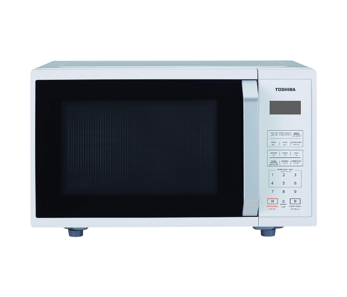  Toshiba MM-EM23P-WH 800 Watt 23 Liter Stainless Steel Electric Microwave Oven -White - Zoom Image