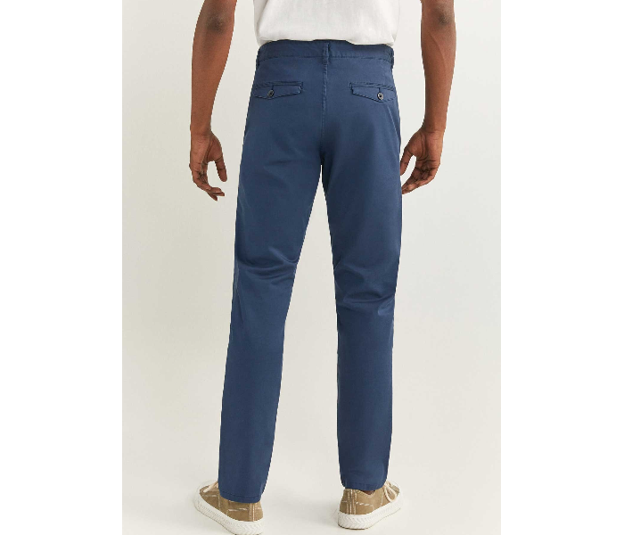 Springfield 155715712 Size 38 Chinos for Men - Medium Blue - Zoom Image 3