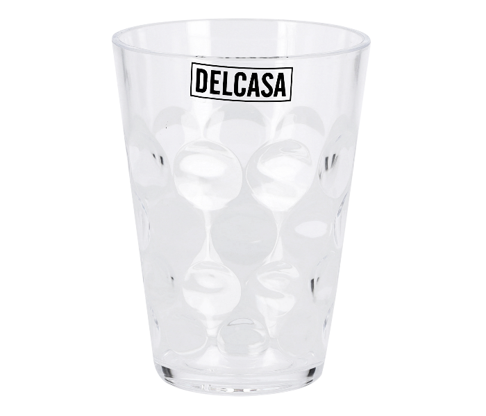 Delcasa DC1757 4 Pieces 270ml Durable Polystyrene Stable Cup Set - Clear - Zoom Image 1