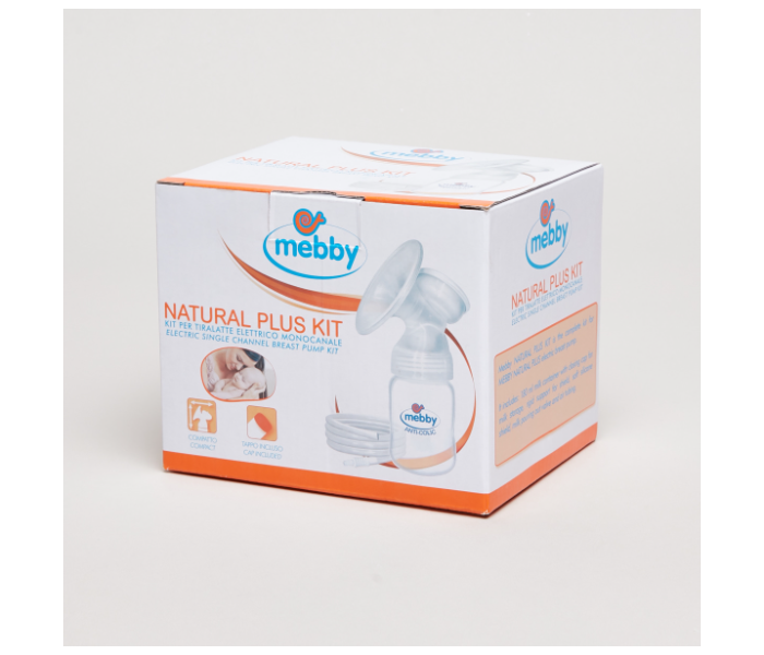 Mebby 95145 180ml Natural Plus Silicone Shield Breast Pump Kit - White - Zoom Image 1