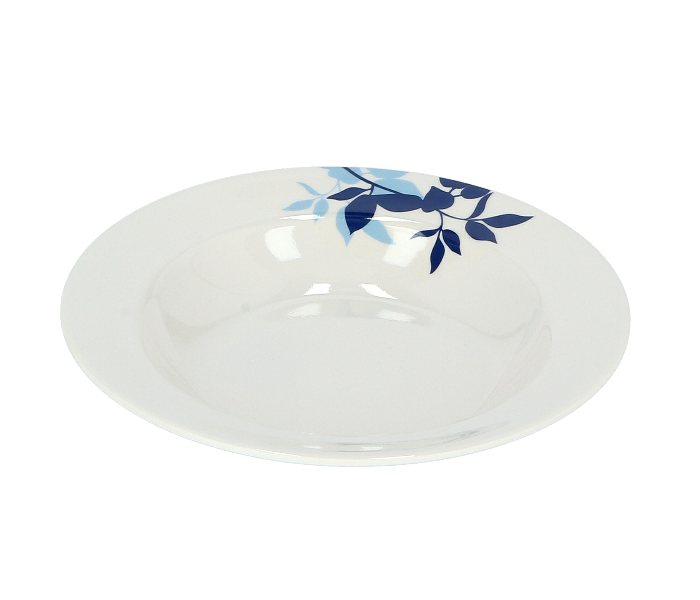 Delcasa DC1799 8 Inch Melamine Heat Resistant Deep Soup Plate - White - Zoom Image 1