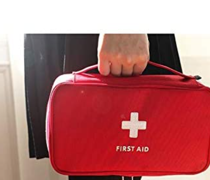 Portable First Aid Kit Bag - Red - Zoom Image 5