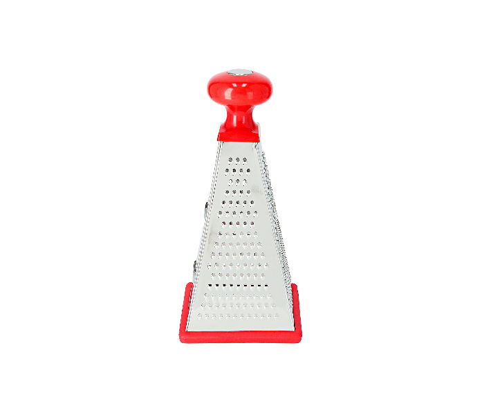 Delcasa DC1662 9 Inch 4 Side Multifunction Stainless Steel Kitchen Tower Grater - Silver and Red - Zoom Image 3