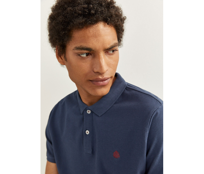 Springfield 143801812 XS Polo Shirt for Men - Blue - Zoom Image 2