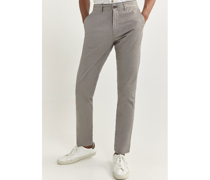 Springfield 155716546 Size 38 Chinos for Men - Light Grey - Zoom Image 1