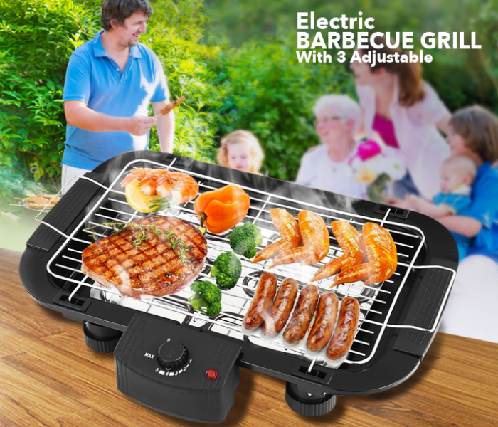 Electric Barbecue Grill Maker JA150 - Black - Zoom Image