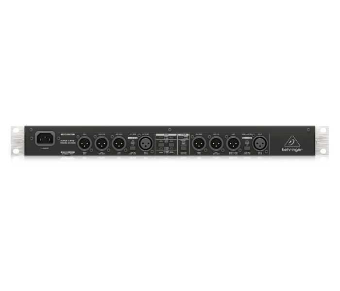 Behringer CX3400 High-Precision Stereo 4-Way Crossover with Limiters Adjustable Time Delays and CD Horn Correction - Black - Zoom Image 5