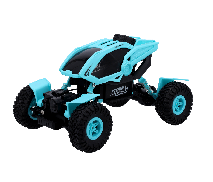 Merriboy MBRC1999 4 Wheel Remote Control MKB Scrambler Rock Climbing Toy Car for Kids - Blue and Black - Zoom Image 4