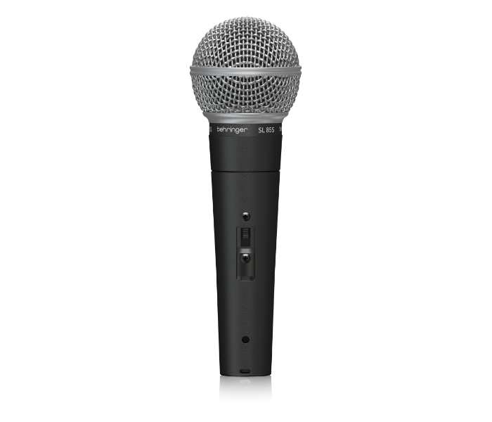 Behringer SL 85S Dynamic Cardioid Microphone with Switch - Black and Silver - Zoom Image 1