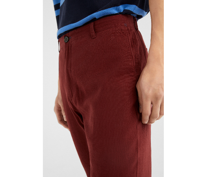 Springfield 155566968 Size 50 Chinos for Men - Wine - Zoom Image 2