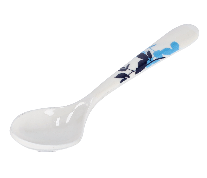 Delcasa DC1866 Durable and Heat Resistant Melamine Spoon with Long Handle - White - Zoom Image 1