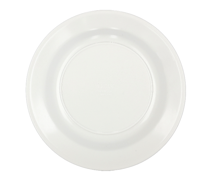 Delcasa DC1863 10 Inch Durable and Heat Resistant Melamine Soup Plate - White and Yellow - Zoom Image 3