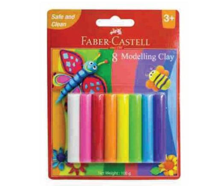 Faber Castell Modelling Clay Set of 8 Colours - Zoom Image