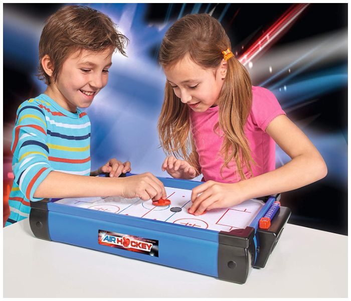 Noris 606160709 Airhockey Action game for Kids and Adult - Blue - Zoom Image 1