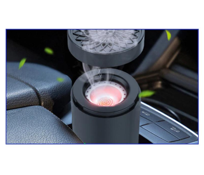 Rechargeable USB Mini Car Incense Bakhoor Small And Exquisite Smell Removing Dehumidification Burner - Black - Zoom Image 5