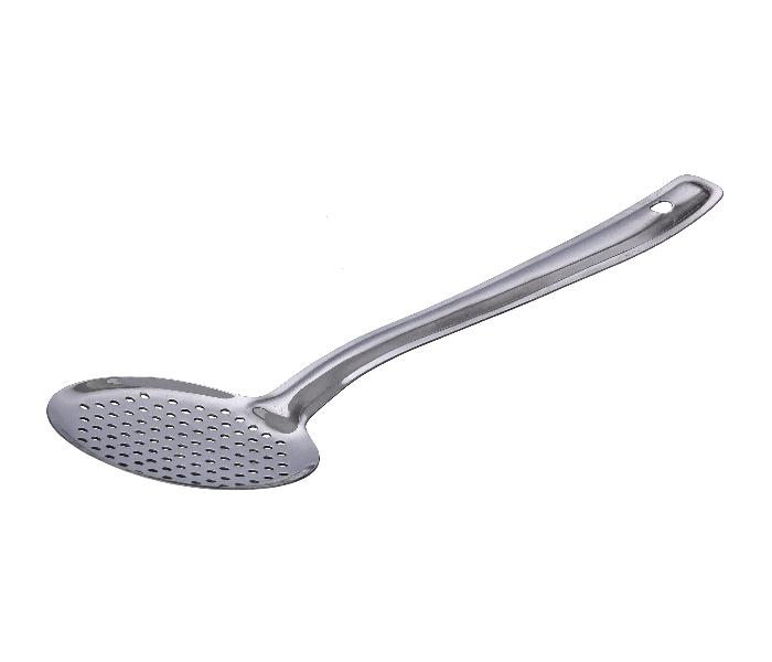 Delcasa DC1881 Durable Stainless Steel Frying Slotted Skimmer Spoon -Silver - Zoom Image 3