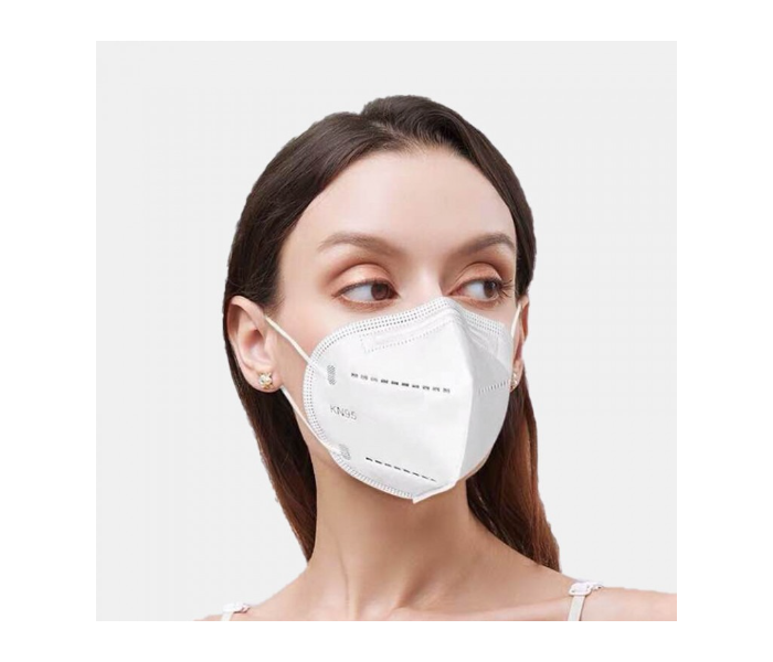 NK95 3 Layer Non-Woven Face Mask - White - Zoom Image 2