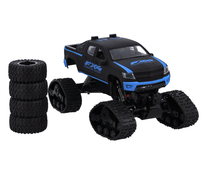 Merriboy MBRC1665 Multi-Terran Remote Control Tracked Vehicle with Powerful Motor for Kids - Black - Zoom Image 4